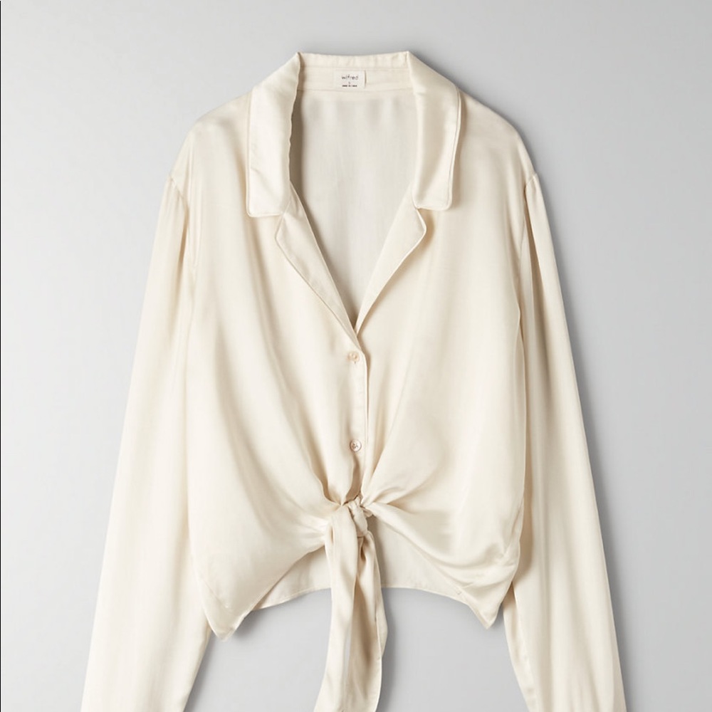 Wilfred Tie Front Top - image 2